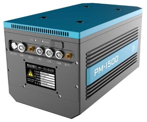 4.4kg উচ্চ নির্ভুল মোবাইল LiDAR সিস্টেম PM-1500 PRR100-2000kHz