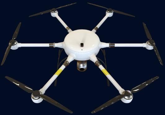 120min সর্বোচ্চ লোড 8kg মাল্টি রটার UAV লং120 হালকা বৃষ্টি প্রতিরোধের ছয় অক্ষ ড্রোন