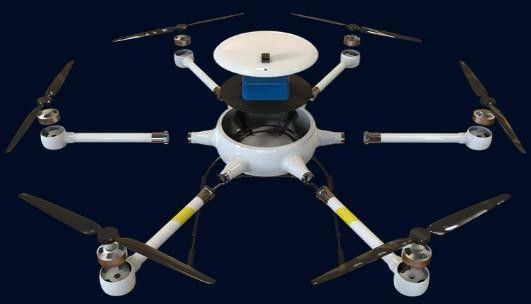 120min সর্বোচ্চ লোড 8kg মাল্টি রটার UAV লং120 হালকা বৃষ্টি প্রতিরোধের ছয় অক্ষ ড্রোন